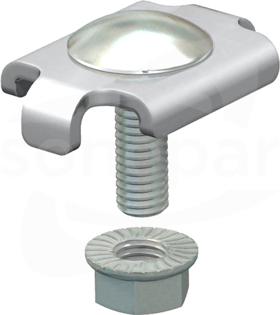 GKS 34 INOX 304 ZACISK DO KORYTKA SIATKOWEGO