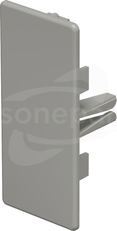 WDK HE40090GR (40x90mm) Końcówka kanału szary