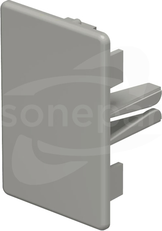 WDK HE40060GR (40x60mm) Końcówka kanału szary