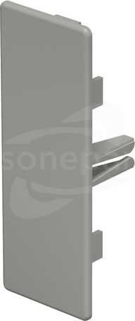 WDK HE40110GR (40x110mm) Końcówka kanału szary