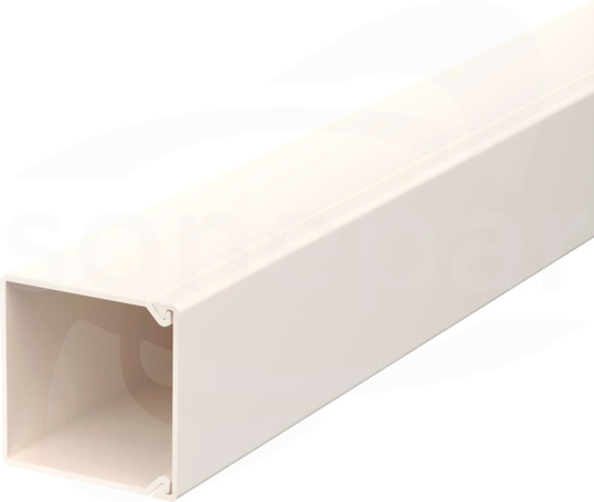 WDK25025 (25x25x2000mm) Kanał kablowy biały