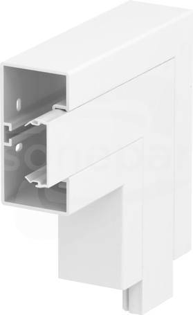 GK-FS53100RW (200x200x100) RAPID45-2 Naroże płaskie stałe cz.biały