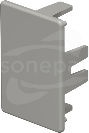WDK HE30045GR (60X60mm) Końcówka kanału szary