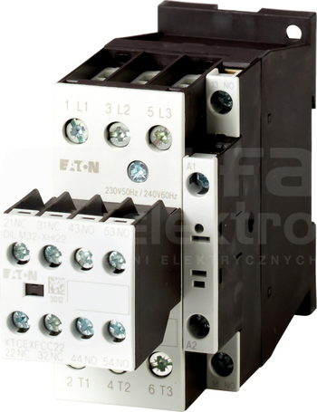 DILM32-32 32A 15,0kW 3NO+2NC RDC24 Stycznik 3P
