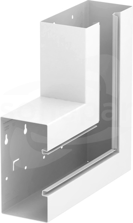 GS-SFS90170RW (90x170) Naroże płask.kanału śnieżnobiały