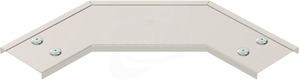 DFB90/100 VA (INOX 100mm) POKRYWA ŁUKU KORYTA