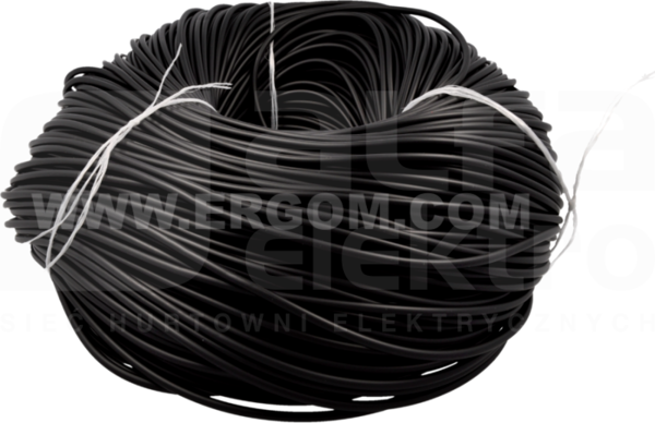 WĄŻ PCV 6x0,5 czarny Wąż PCV