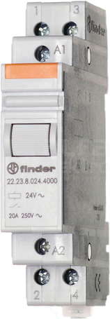 22.23.8.230.4000 2P 230VAC Przekaźnik modułowy mocy