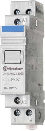 22.23.9.012.4000 2P 12VDC Przekaźnik modułowy mocy
