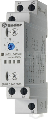 80.01.0.240.0000 1P 12-240V Przekaźnik czasowy