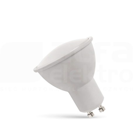 GU10 230V 6,0W/WW GU10 400lm 120D Źródło LED z mleczną szybką