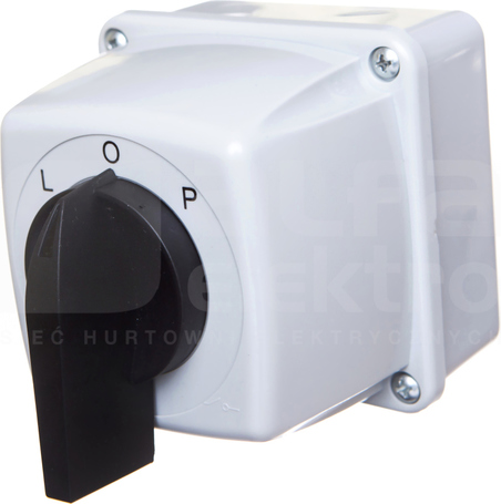 ŁUK E25-43 L-0-P IP65 Łącznik krzywkowy obudowa