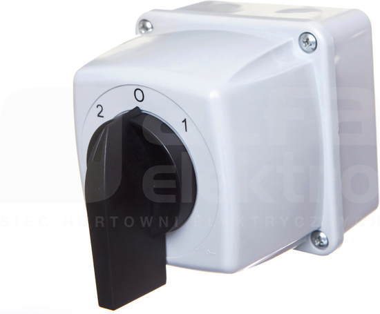 ŁUK E25-73 2-0-1 IP65 Łącznik krzywkowy obudowa