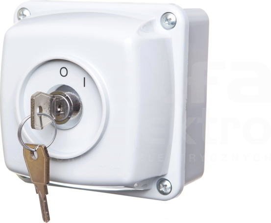 ŁUK E16-13 Z/Z IP44 z kluczem Łącznik krzywkowy obudowa