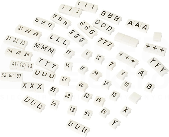 DK/Z-5 (O) (100szt) Oznacznik złączek żółty