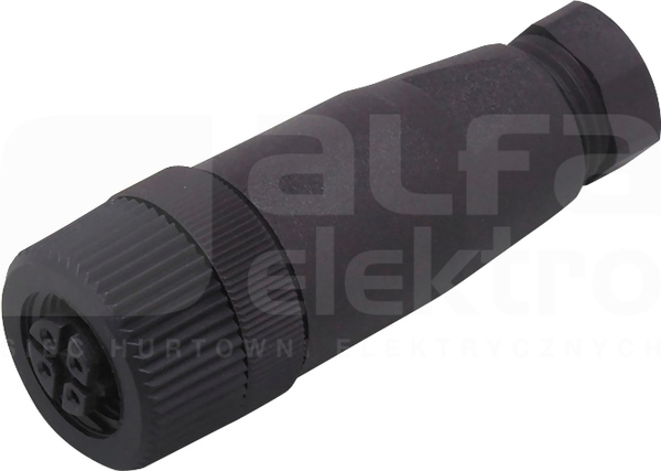 SDOGH040PLSFKPG M12 4P Wtyk żeński prosty