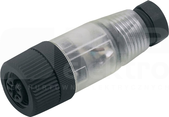 SDOGH042PLSFKPG M12 4P Wtyk żeński prosty