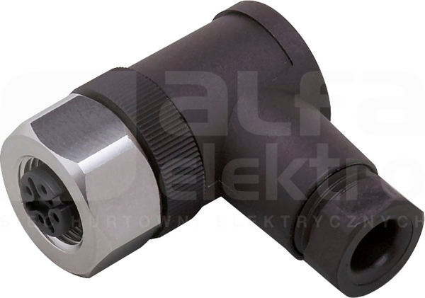 SDOAH040VASFKPG M12 4P Wtyk żeński kątowy