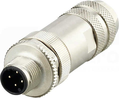 SSTGH040MSSFKSG M12 4P Wtyk męski prosty