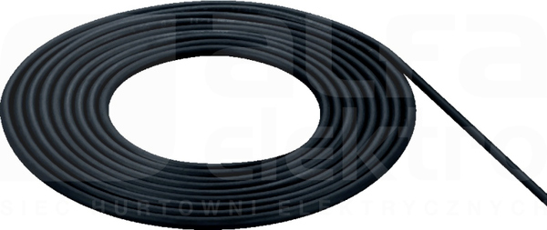 CABLE/10M/SILICON/4x0,34/BK Przewód