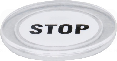 CAP M22 SYMBOL STOP Tabliczka opisowa