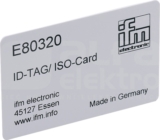 ID-TAG/ISO CARD/01 Tag identyfikacyjny