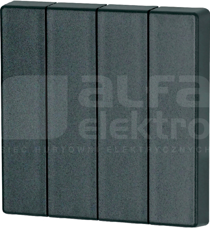 CWIZ-04/04 antracyt Klawisz poczw.55x55mm