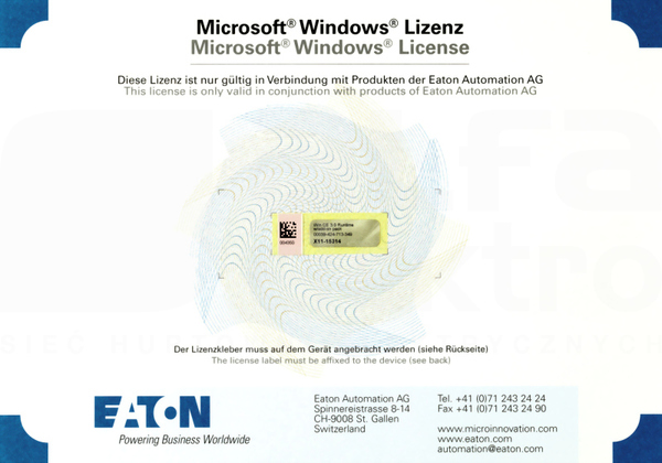 LIC-OS-CE30 Licencja WinCE 3.0