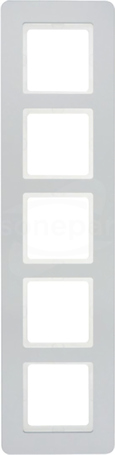 Q.7 aluminium aksamit lakierowany Ramka 5-krotna