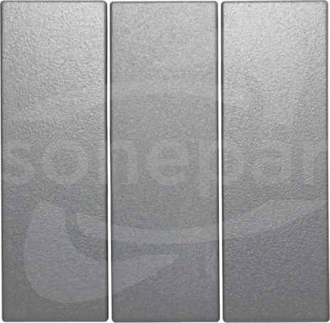 B.1/B.7 GLAS aluminium Klawisz 3x