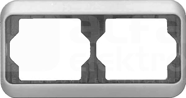 1722-26G ALPHA RAMKA 2-POZ.POZIOM CHROM
