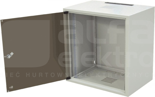 SJ2 19 10U 600x400 Szafka naścienna szklane drzwi