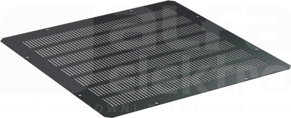 380x380 RAL 9005 Zaślepka z perforacją