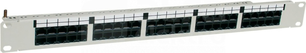 UTP kat.3 50 portów szary Panel krosowy telefoniczny