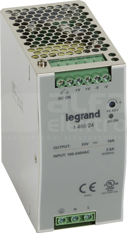 100-240AC/24VDC 10A Zasilacz impulsowy stabilizowany jednofazowy