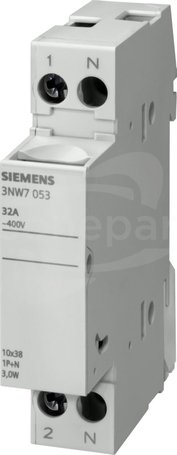 SENTRON 10x38 1P+N 32A Podstawa bezpiecznikowa