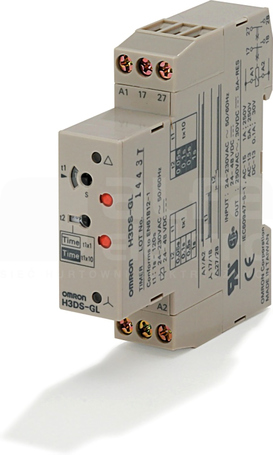 H3DS-GL 24-230VAC/24-48VDC Przekaźnik czasowy