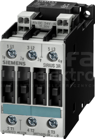 SIRIUS 17A 7,5kW 24VDC Stycznik sprzęgający 3P