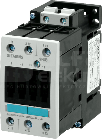 SIRIUS 50A 22kW 120V 60Hz Stycznik 3P