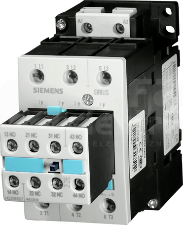 SIRIUS 50A 22kW 200/220VAC 2NO+2NC Stycznik 3P