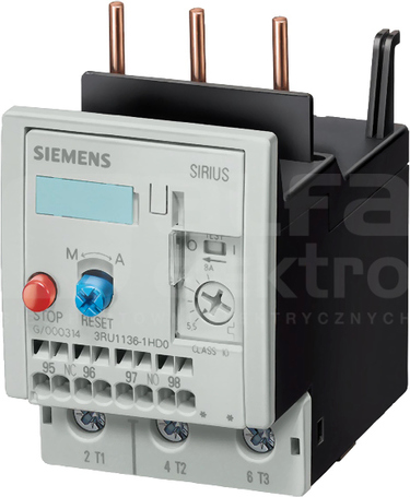 SIRIUS 36-45A 1NO+1NC Przekaźnik termiczny