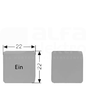 SIRIUS 22x22mm AUS Etykieta