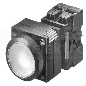 SIRIUS 22mm 220/230VAC czerwony Przycisk podświetlany