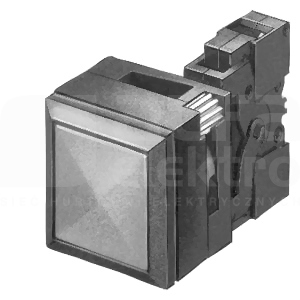 SIRIUS 26x26mm 1NO żółty Przycisk sterowniczy płaski