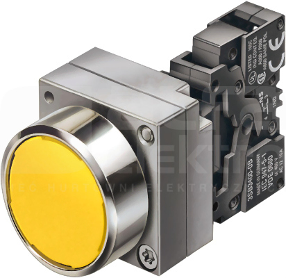 SIRIUS 22mm 1NO+1NC przezroczysty Przycisk sterowniczy płaski