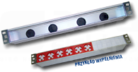 ALANTEC 19 45x45 1U Panel aluminiowy