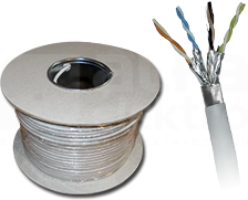 F-FTP 4x2x23AWG kat.6A (500m) Przewód teleinformatyczny