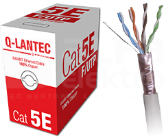 F/UTP kat.5e 4PR PVC (305m) Przewód teleinformatyczny