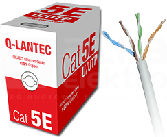U/UTP kat.5e 4PR PVC (305m) Przewód teleinformatyczny