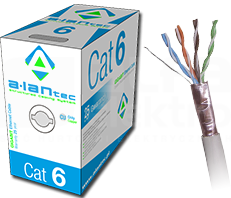 FTP 4x2x26/7AWG kat.6 PVC szary (305m) Przewód teleinformatyczny